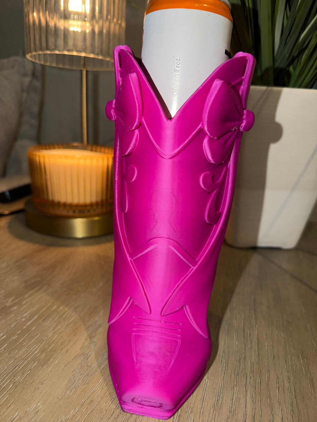 3D PRINTED COWGIRL BOOT COOZIE