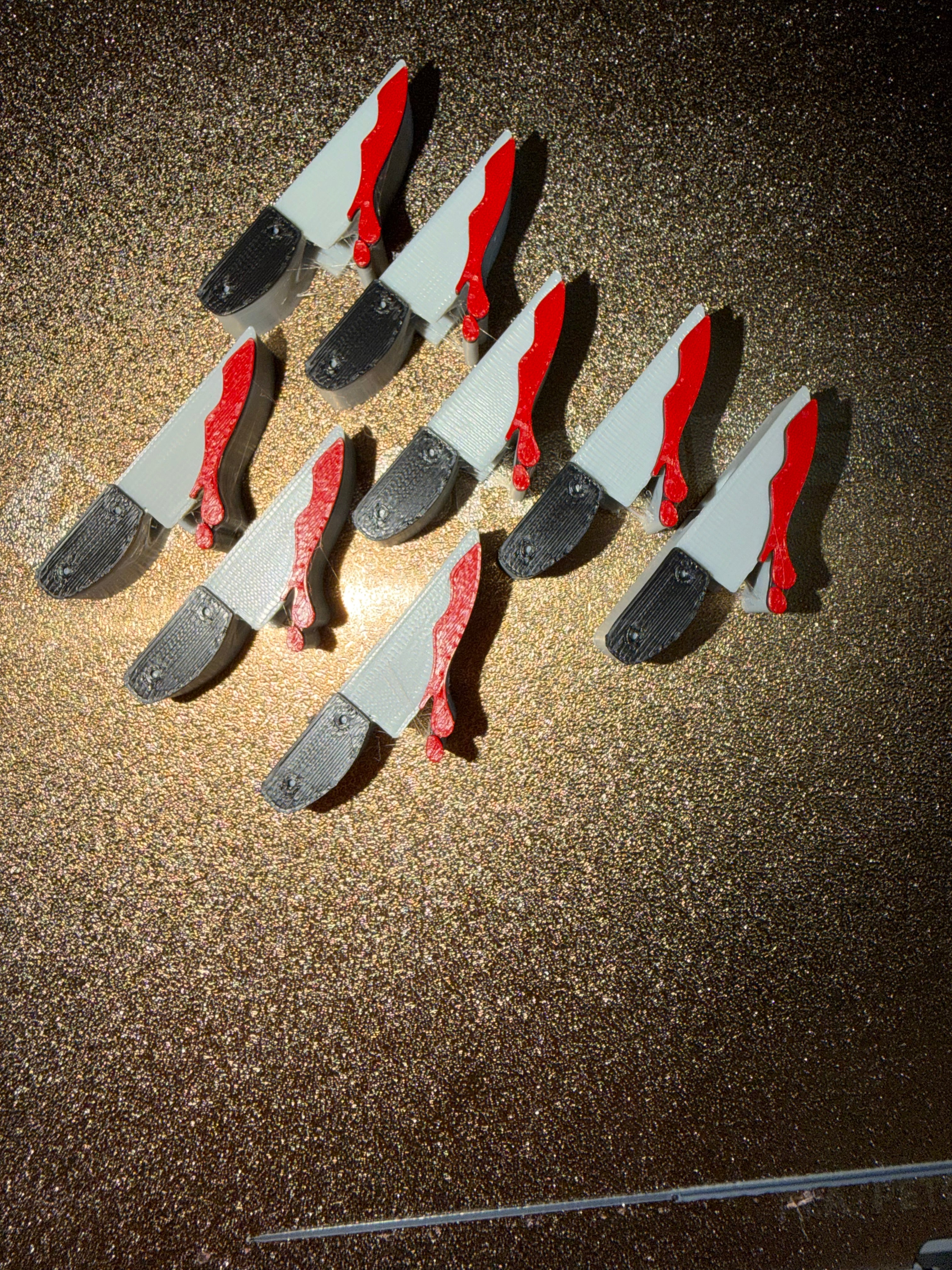 DRIP KNIFE STRAW TOPPERS