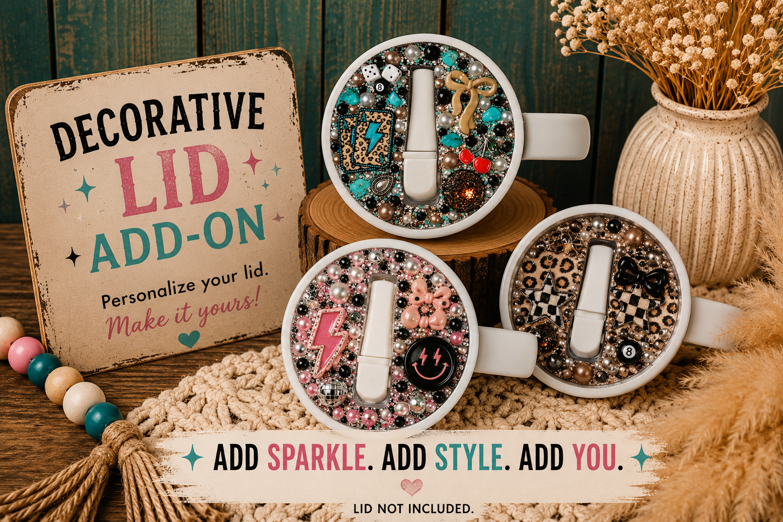 DECORATIVE LID ADD ON