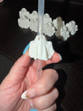 GHOSTLY HALLOWEEN 3D STRAW TOPPER